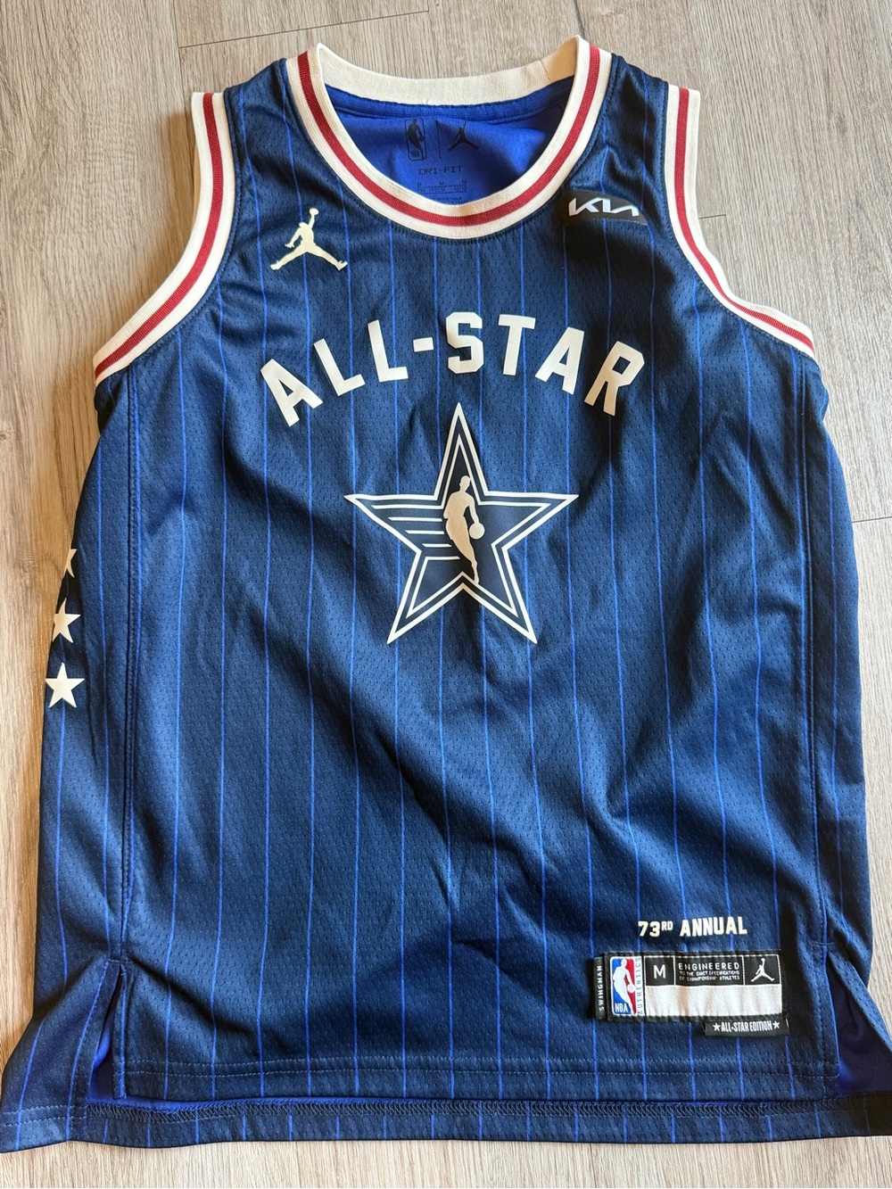 Luka Donncic NBA All-Star Navy Blue Basketball Jersey - kids